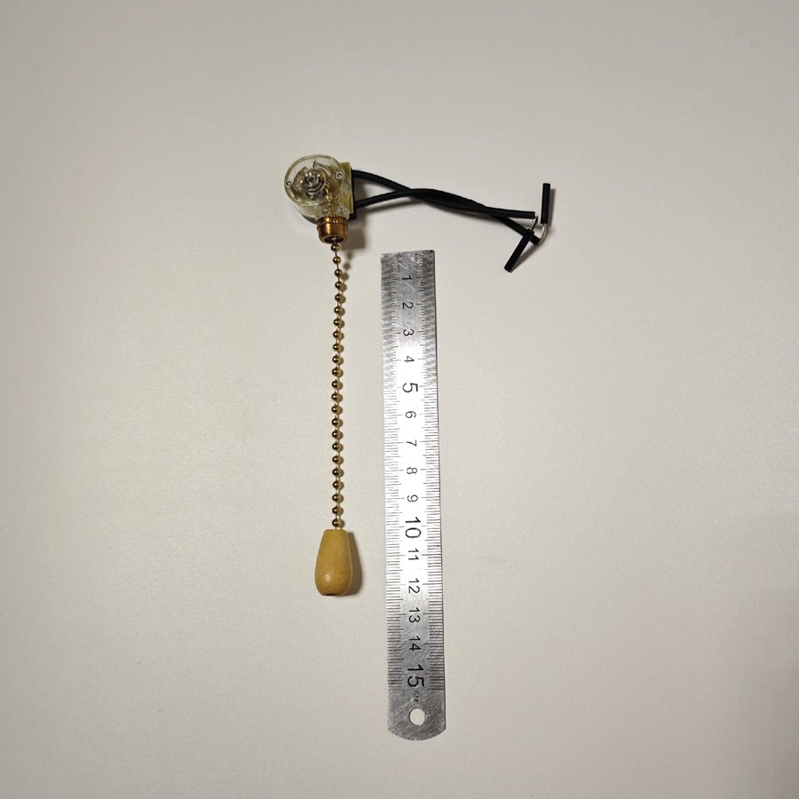 Выключатель для бра 12см золото