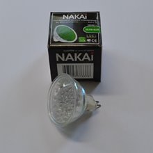 Лампочка MR16 220V LED18/green GU5.3 Nakai