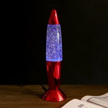 Светильник ночник "Пузырьки" LED USB/AA RGB красный 10х10х35 см