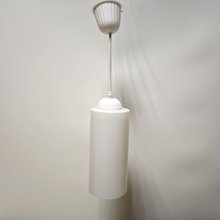 Светильник "Цилиндр" 581 бел. мат. D11 Н230 (гибкий крепеж), 1хЕ27