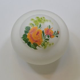 НПО 858(берет) "Розы" желтые, d250_175, 2хЕ27